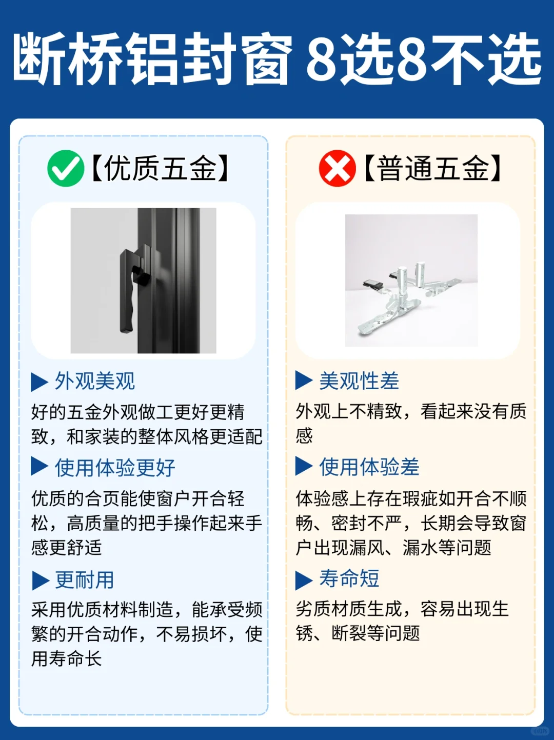 断桥铝封窗8做8不做,学会能省n个w!