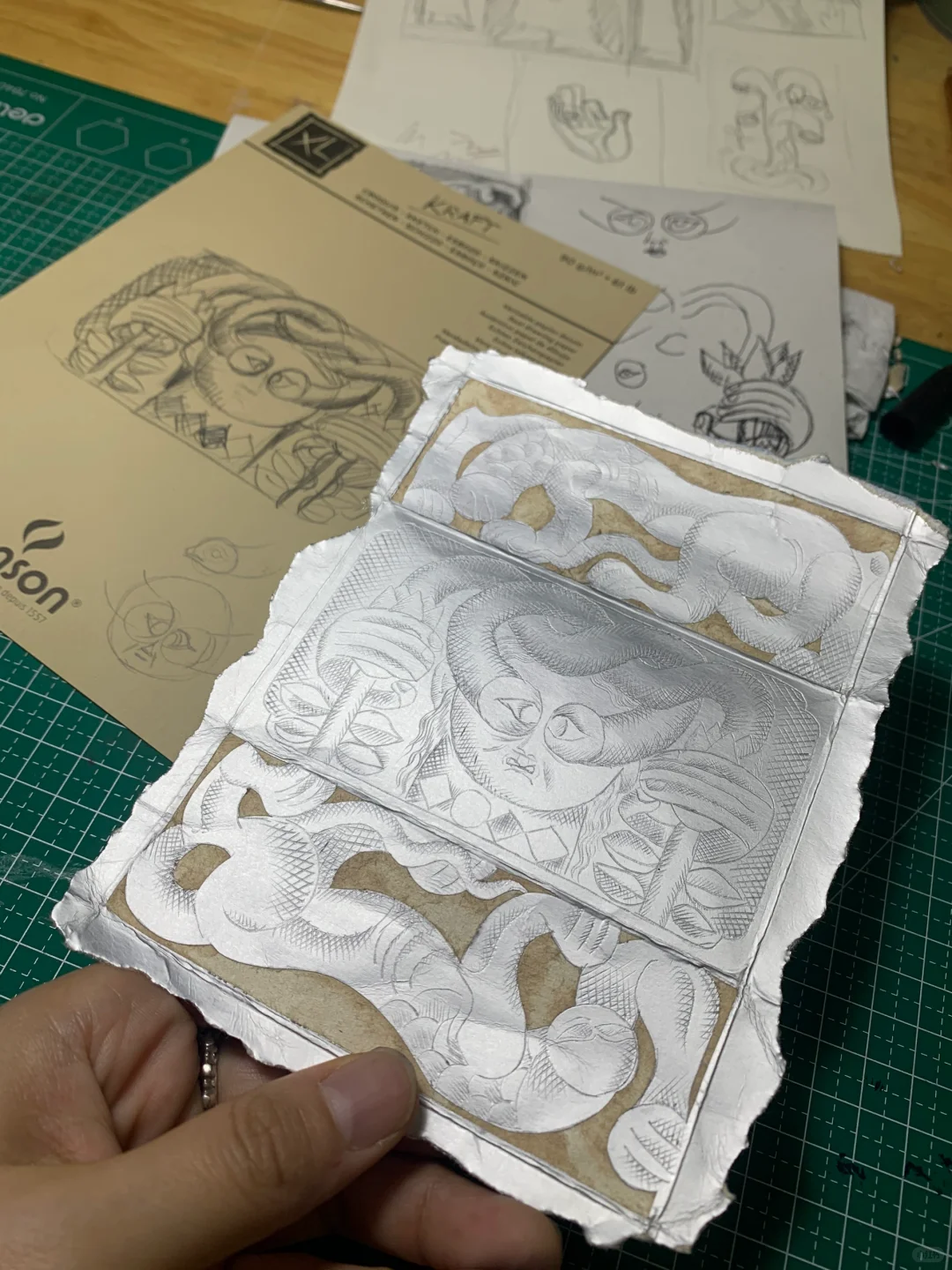 我的兴趣不小众｜牛奶壳版画