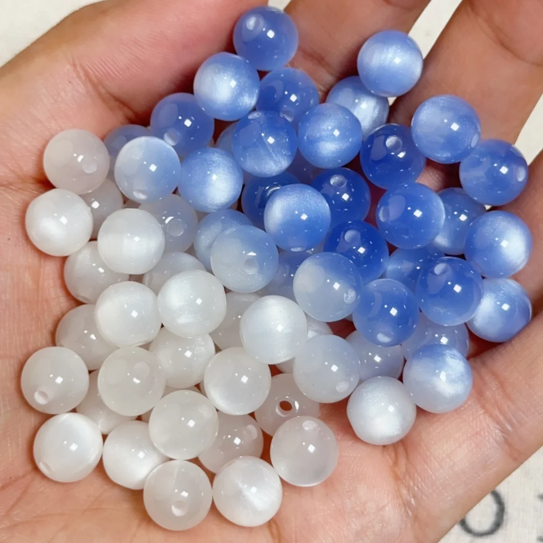 这也太好看了吧～树脂光变珠