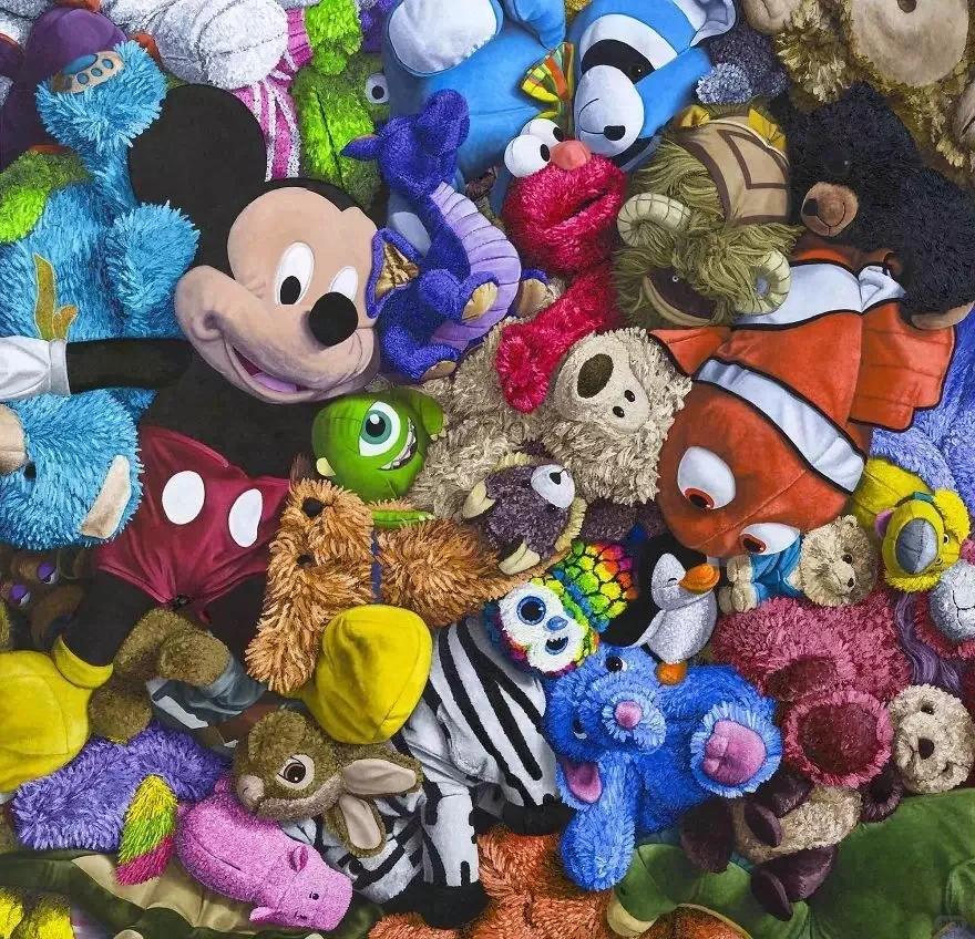 画出来的童年毛绒玩偶|BrentEstabrook作品