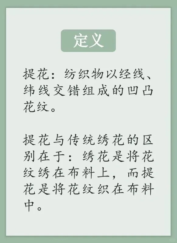 面料知识 之 提花工艺