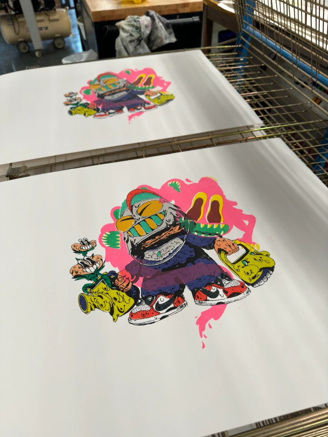 兴趣成长计划|?版画基地丝网印刷学习?