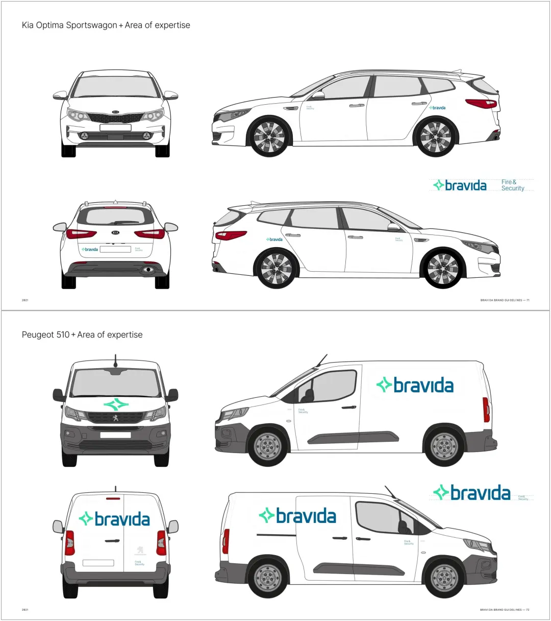 【品牌VI手册】电气和机械承包商bravida