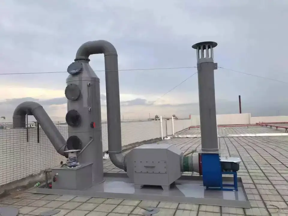 pp喷淋塔废气处理设备环保型除尘酸雾水淋塔
