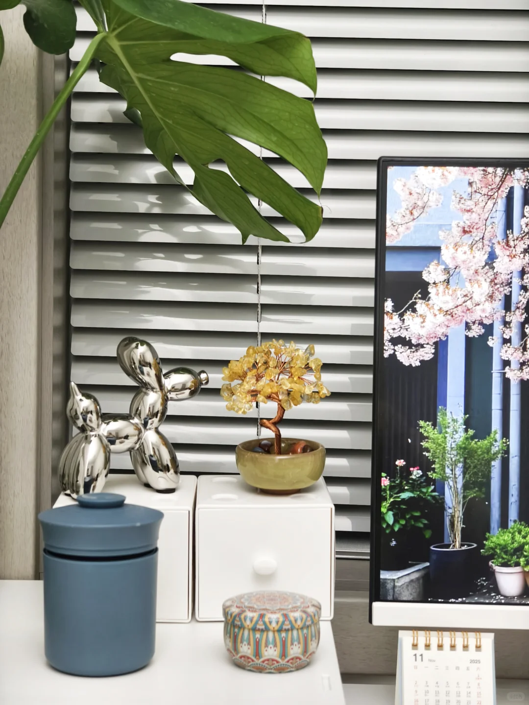 ins简约时钟小摆件!让工位更治愈~