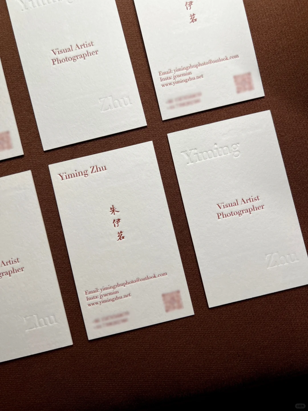 给自己新做的艺术家名片