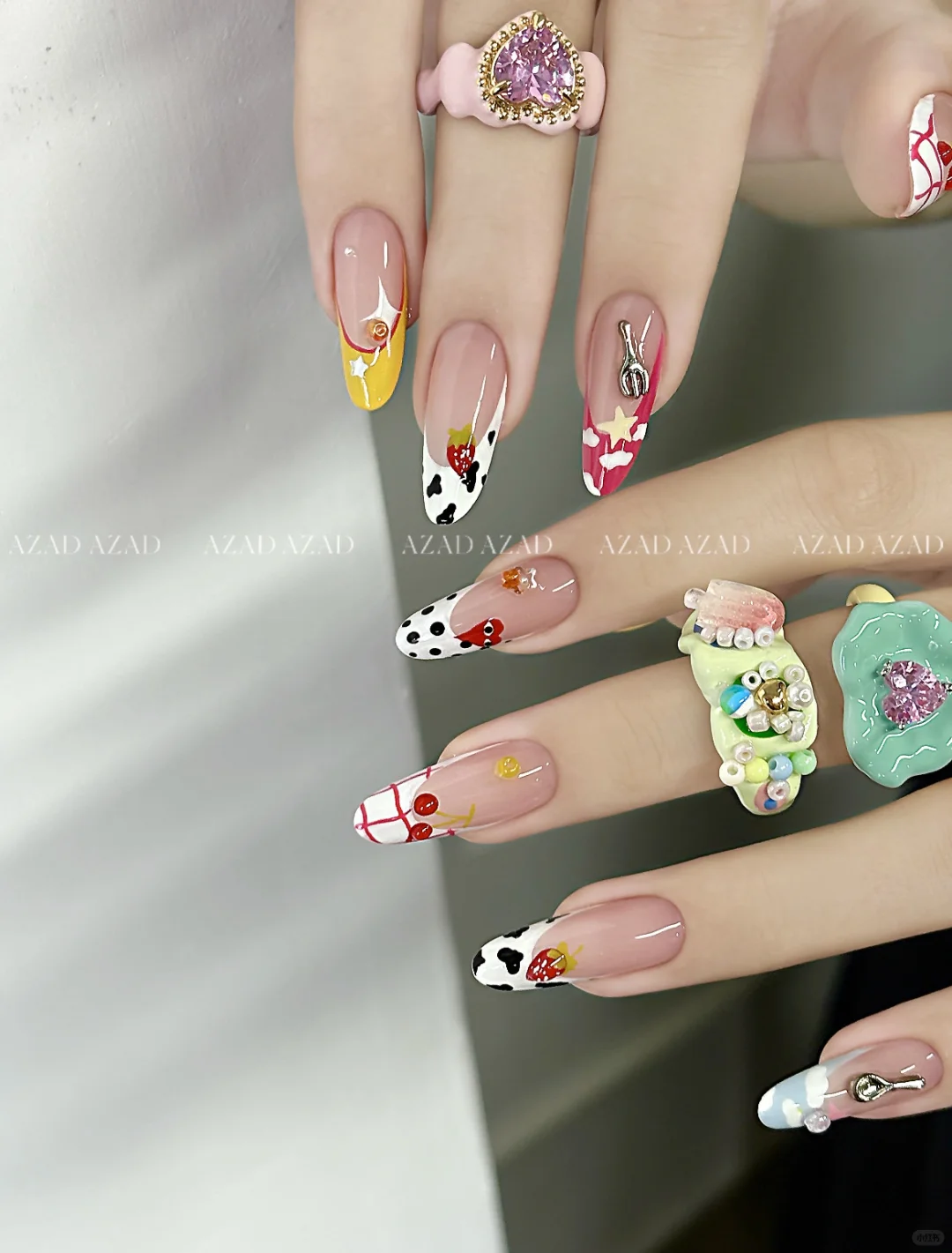 玩具总动员配色！夏日彩色美甲get ?