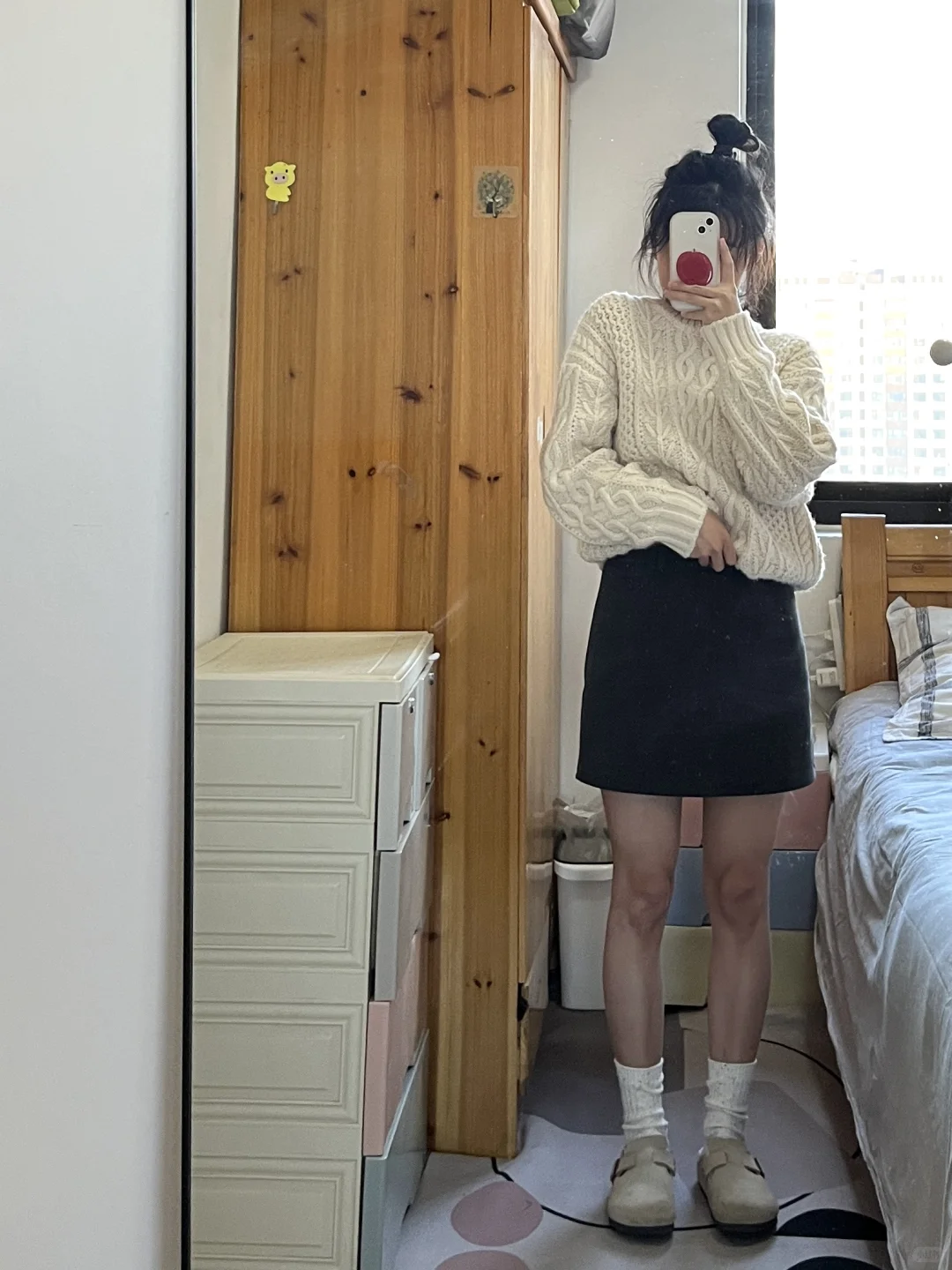 关于我买了一条百搭的灰色半裙…