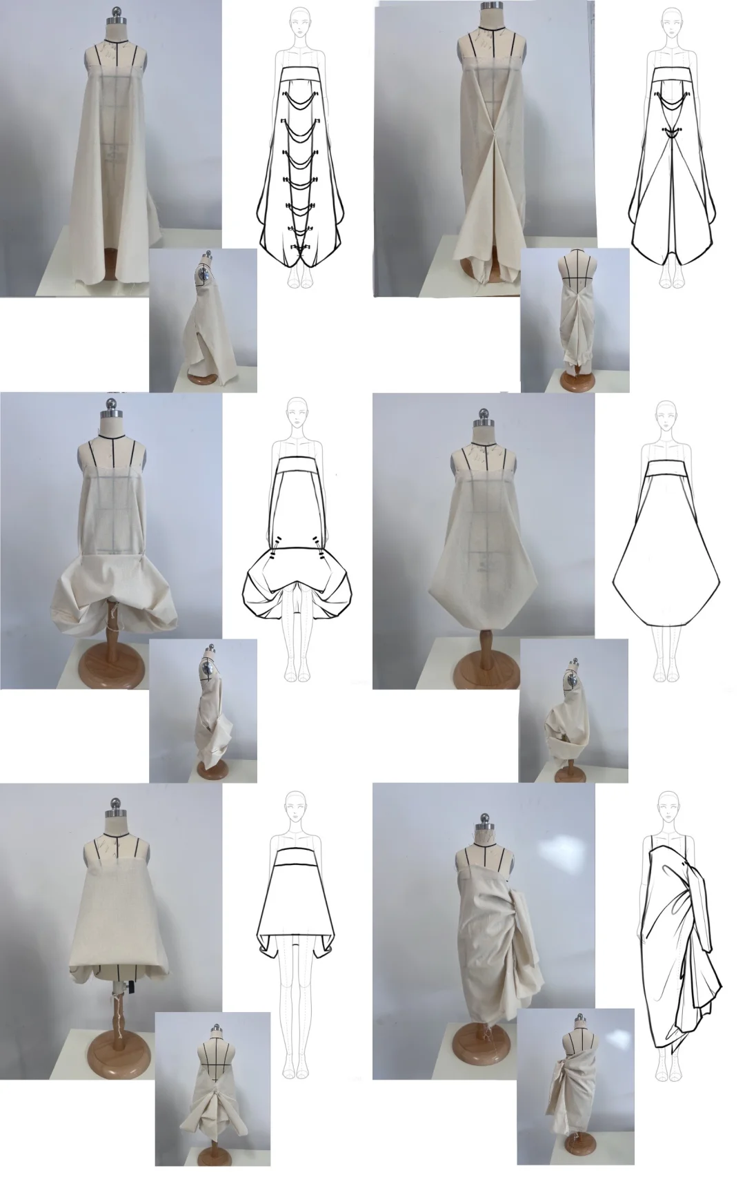 立裁作业进行中