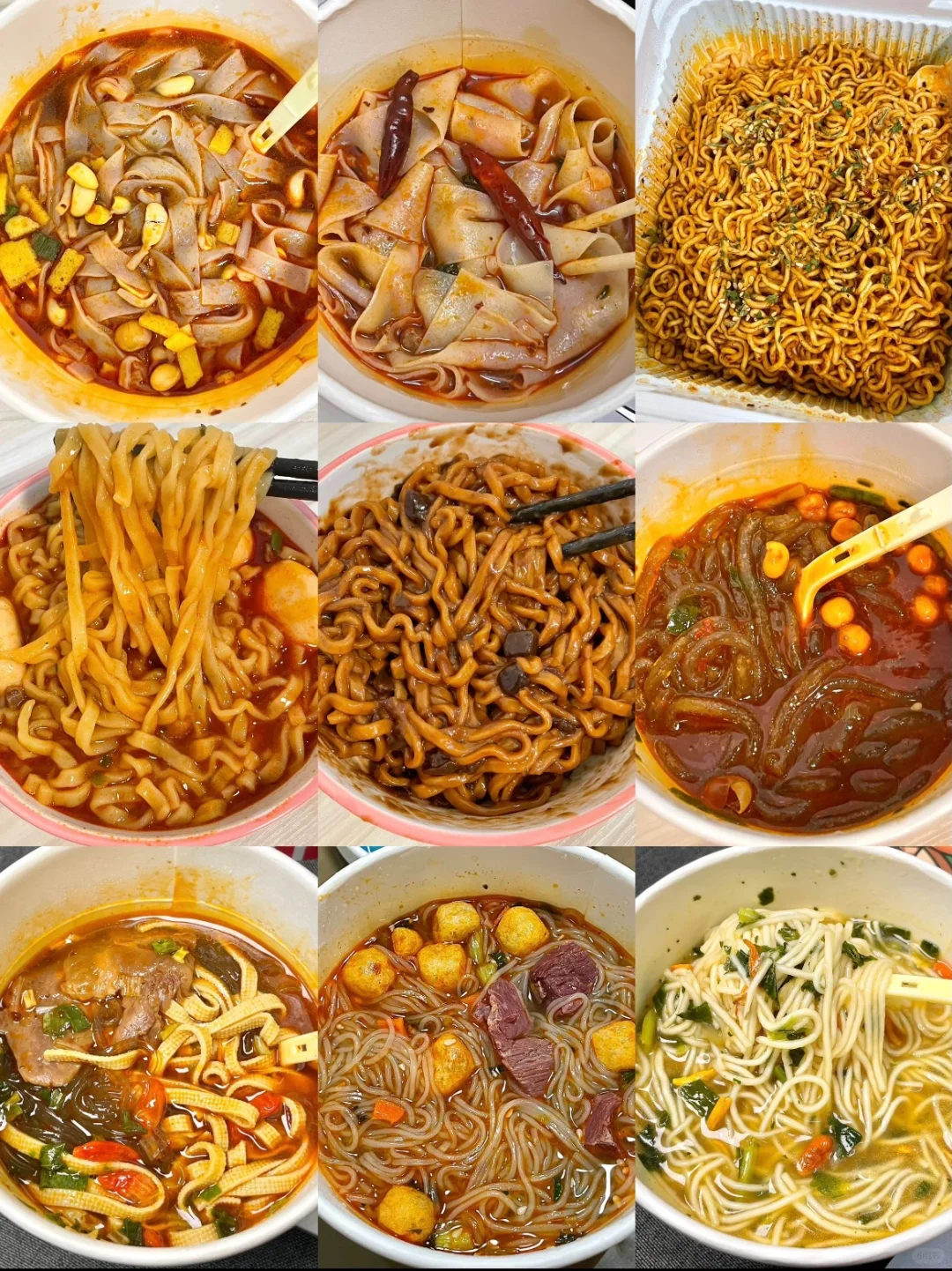 分享几个我会一直囤的泡面！！