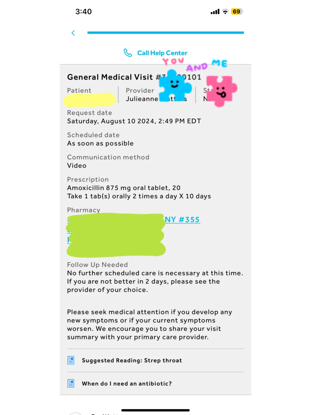 ??1小时内拿处方药之治疗StrepThroat