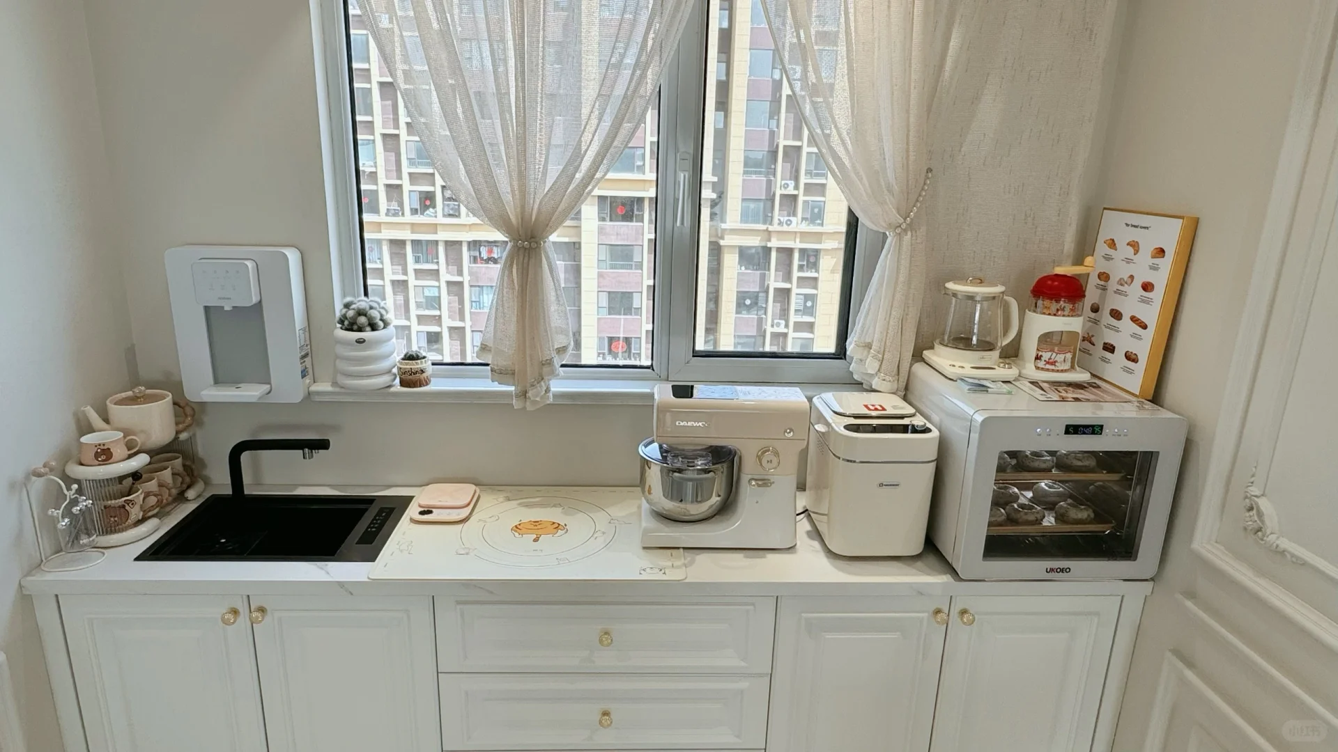 我的烘焙一角，干净清爽，简单好看～?