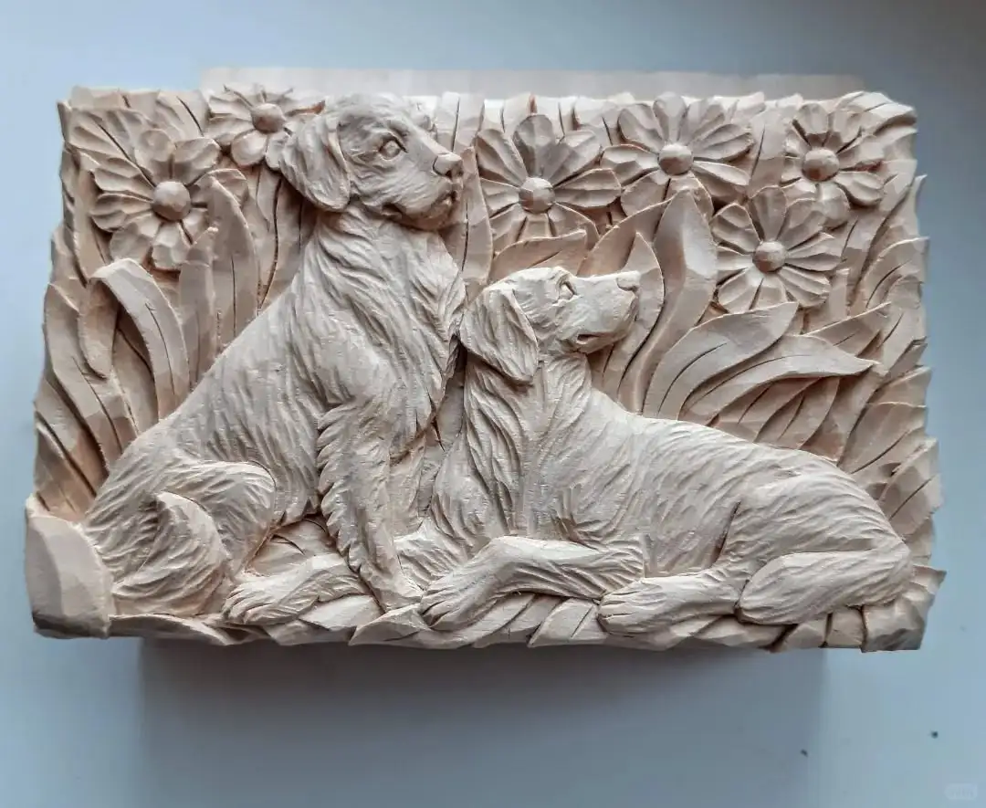 分享一组木雕浮雕作品（俄罗斯艺术家作品）