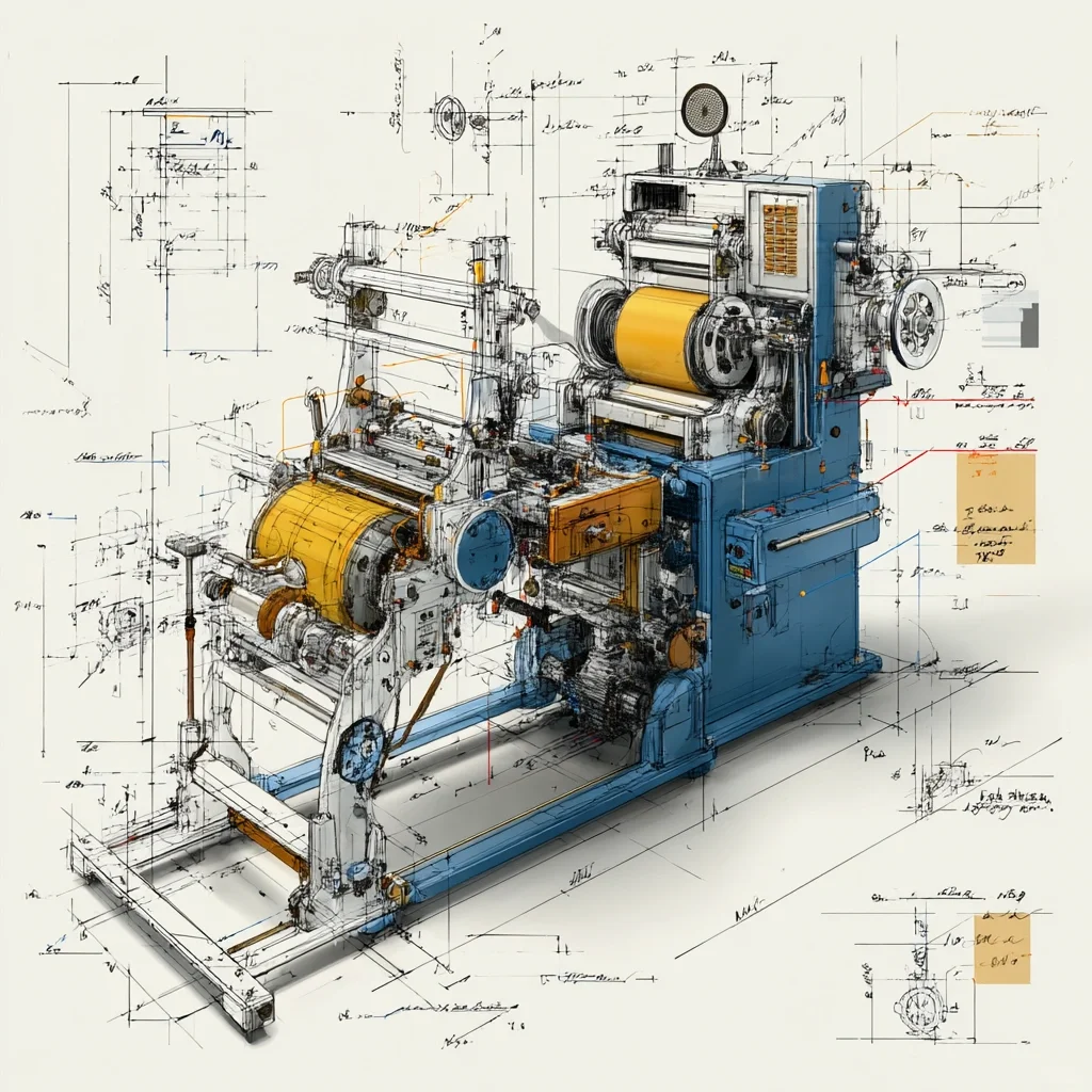 印刷机·创意设计稿［咒语］
