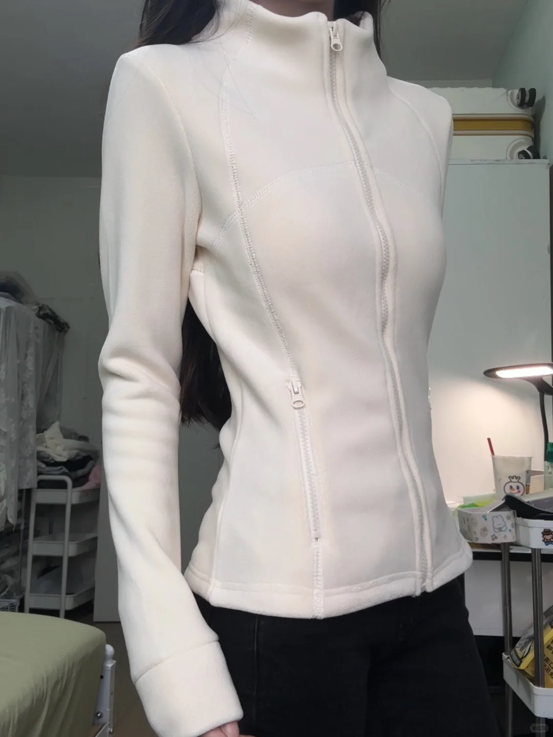 修身摇粒绒小外套