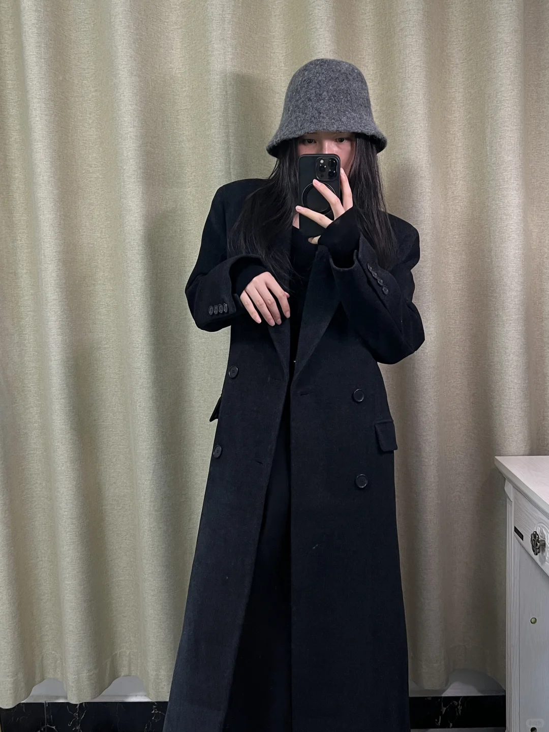 UNICA ATELIER | 不对称大衣穿上啦 ☔️