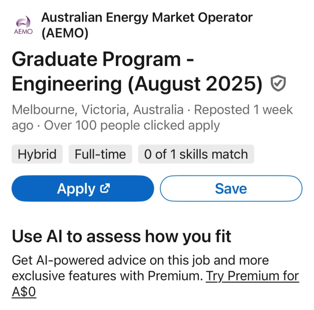 三月澳洲电气工程管培开放申请