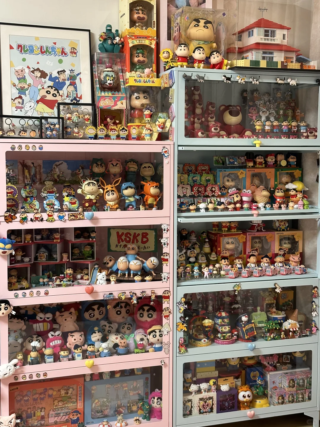 满满当当的蜡笔小新之家❤️简直太治愈了！?