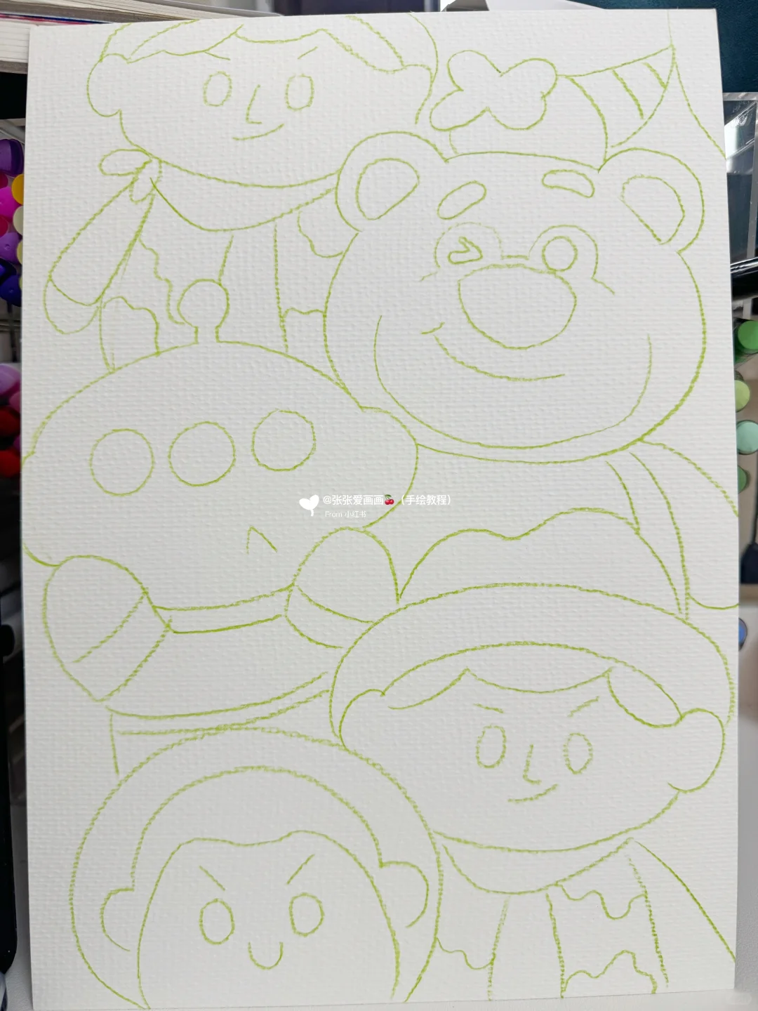 挑战1️⃣0️⃣0️⃣张画（54/100）玩具总动员??