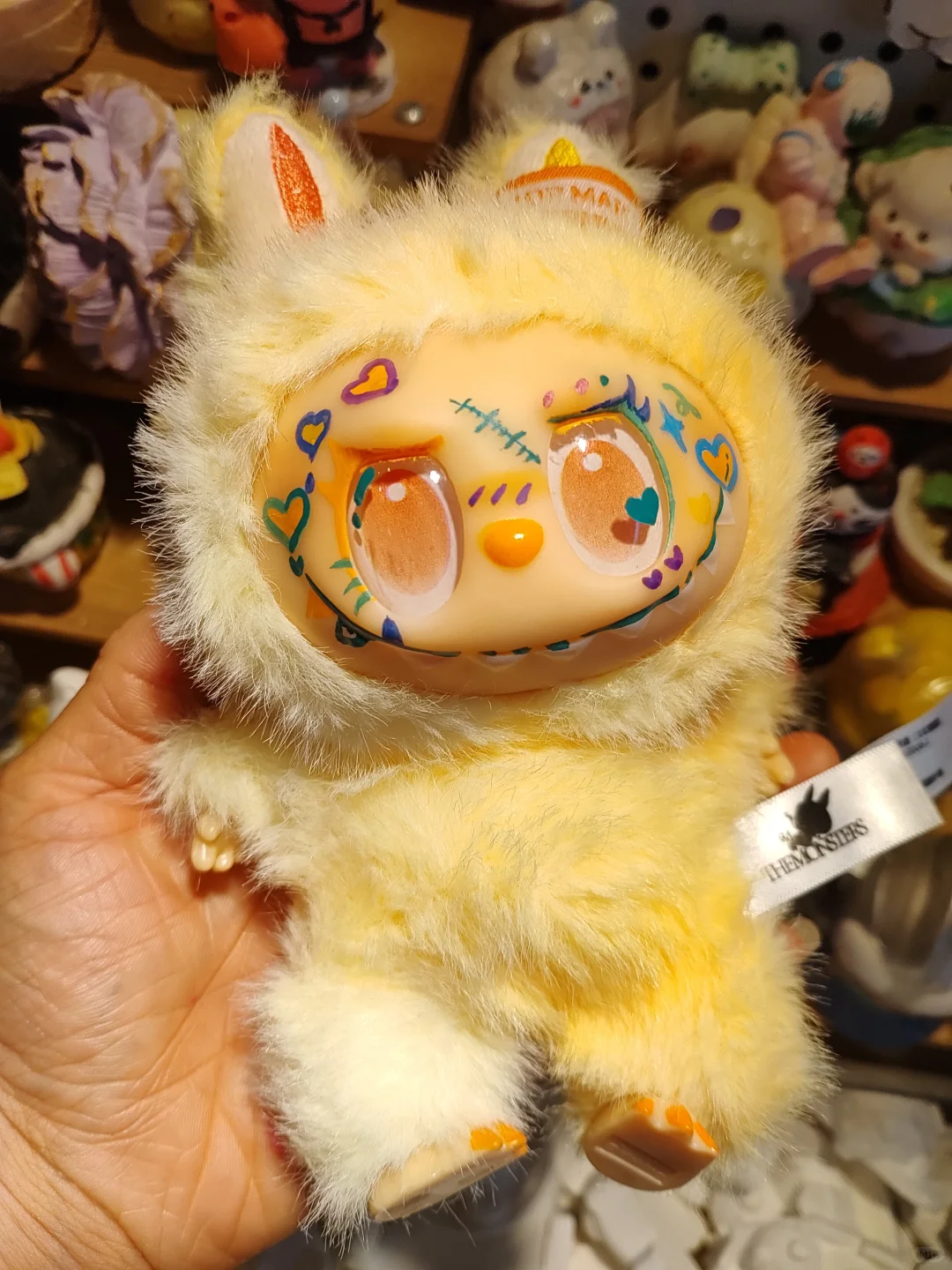 labubu二次面部彩绘