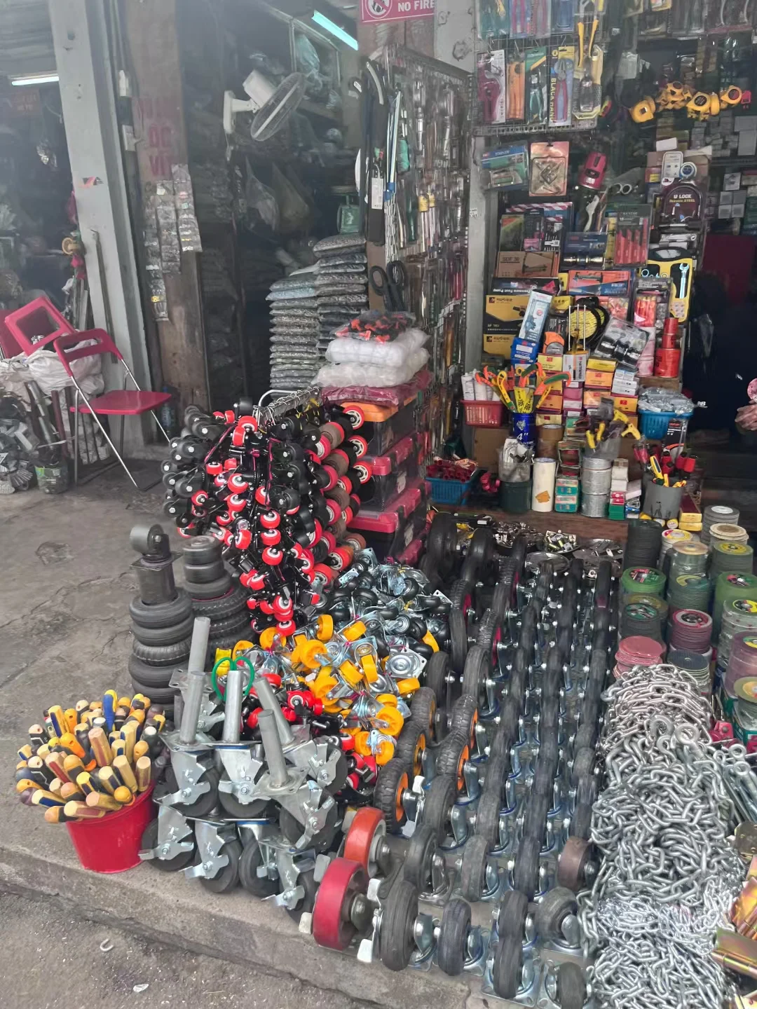 胡志明最大的五金市场