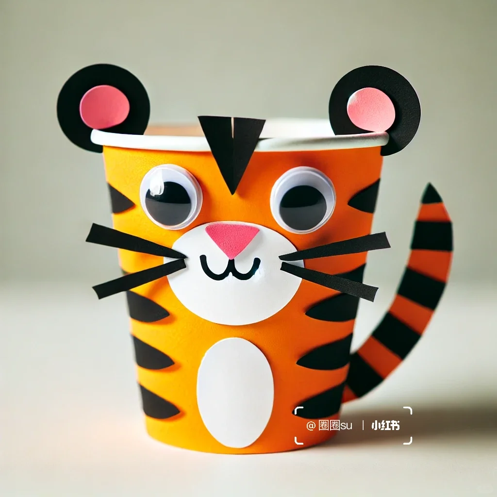 纸杯变身|可爱小动物系列手工达人必学