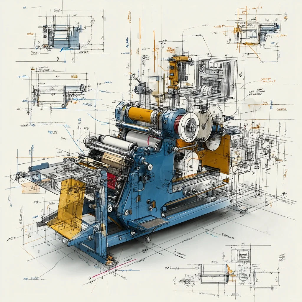 印刷机·创意设计稿［咒语］