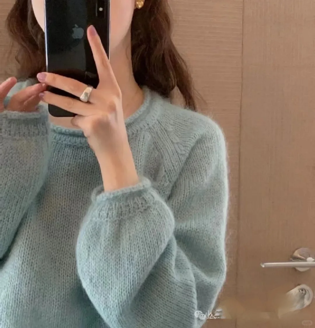 无法抗拒的温柔!温柔毛衣编织教程向右➡️