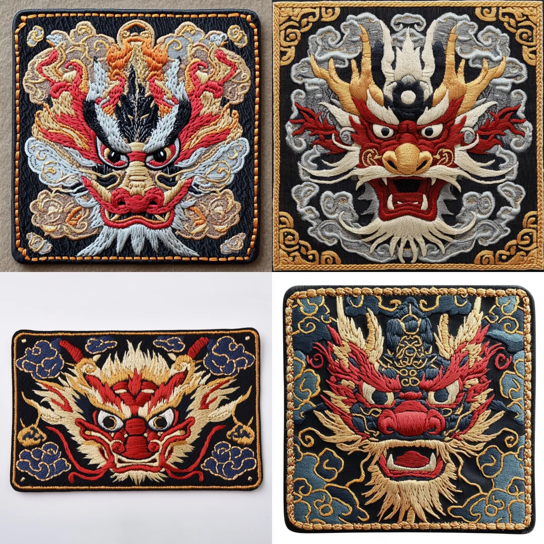 用DeepSeek设计刺绣徽章被美晕了。