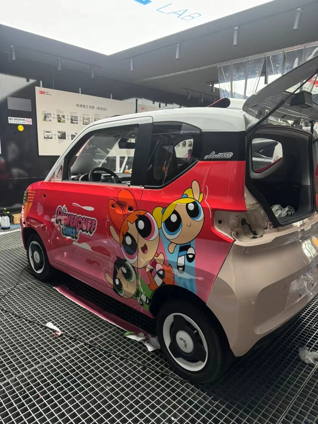全车彩绘膜设计 |多巴胺派对，飞天小女警