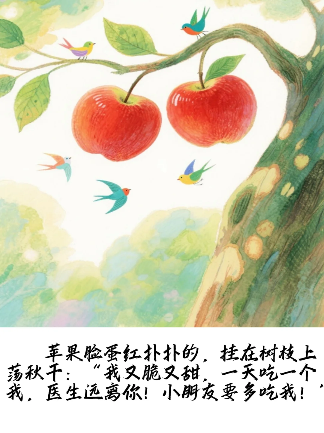 儿童原创绘本故事?《秋天的果实》