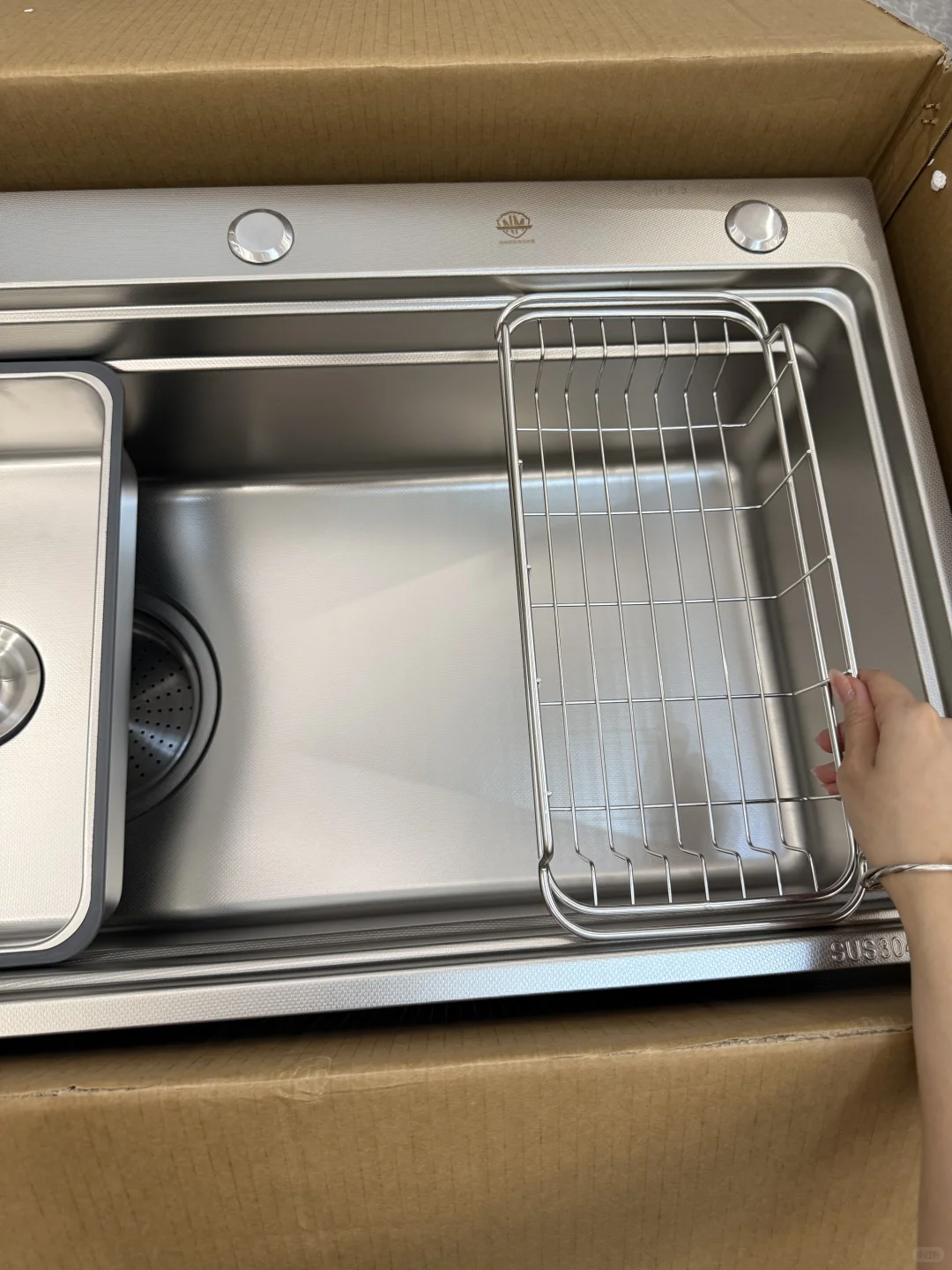 货比三家的不锈钢大单槽抄作业成功！