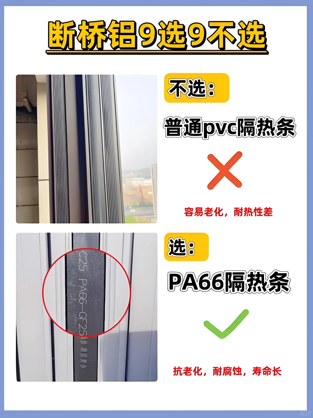 封窗避坑及注意事项⚠️