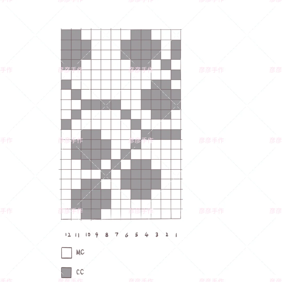 『一剪梅』编织人生云雾线提花衣（附编织说明）