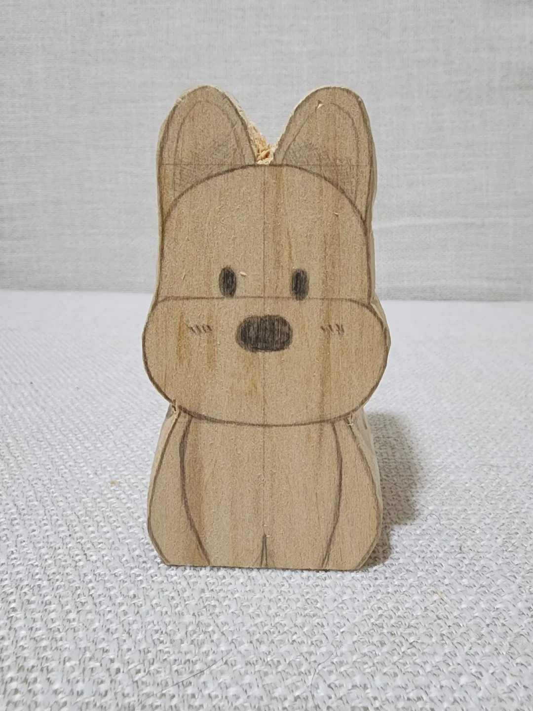 自学木雕27——西高地狗狗