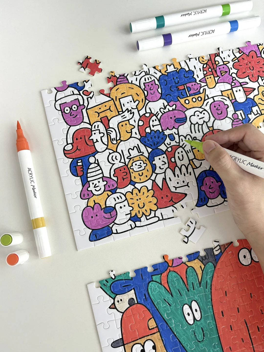 拼图的尽头是涂鸦！！