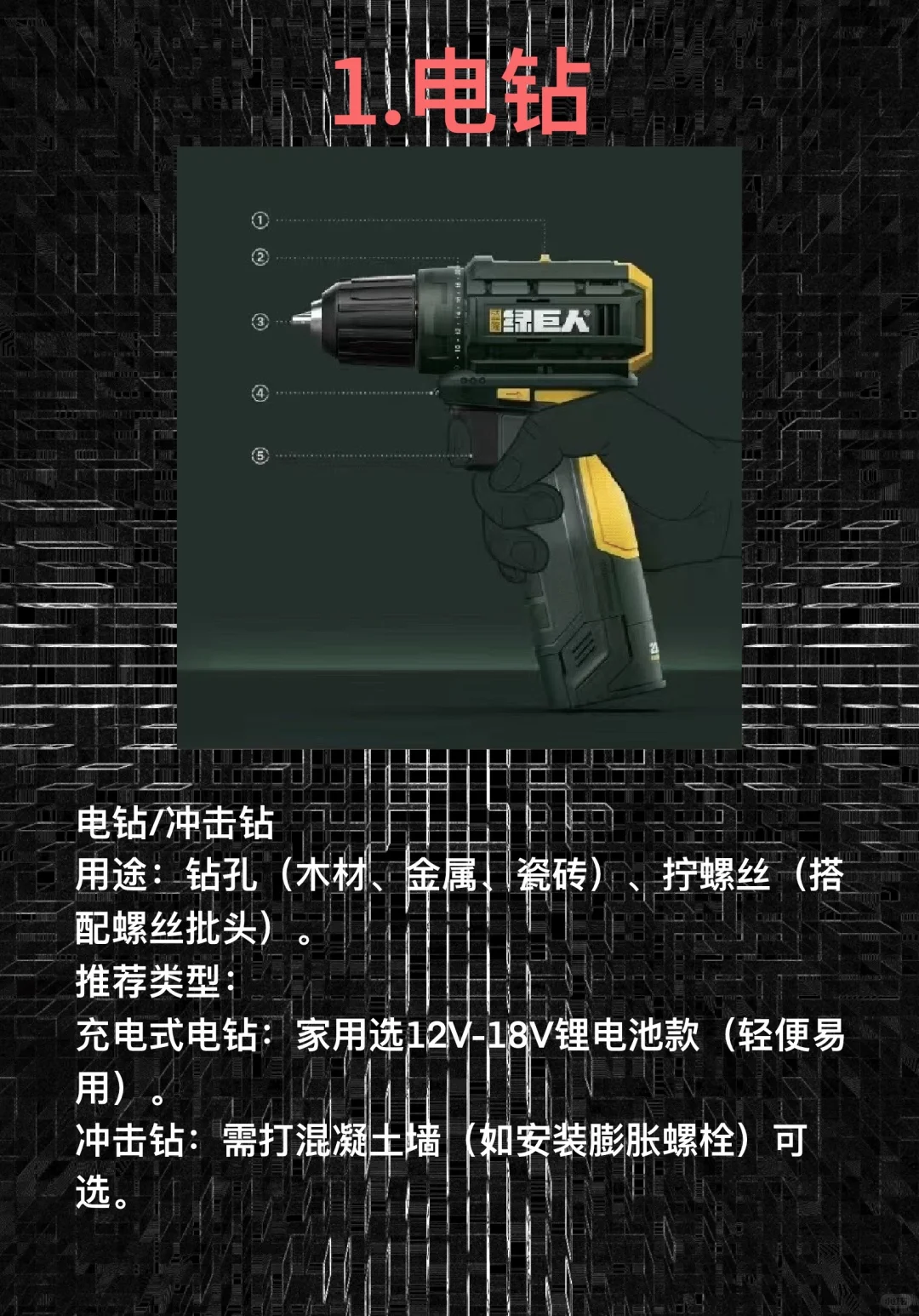 ??♂男人的快乐指南|五金电动工具合集?