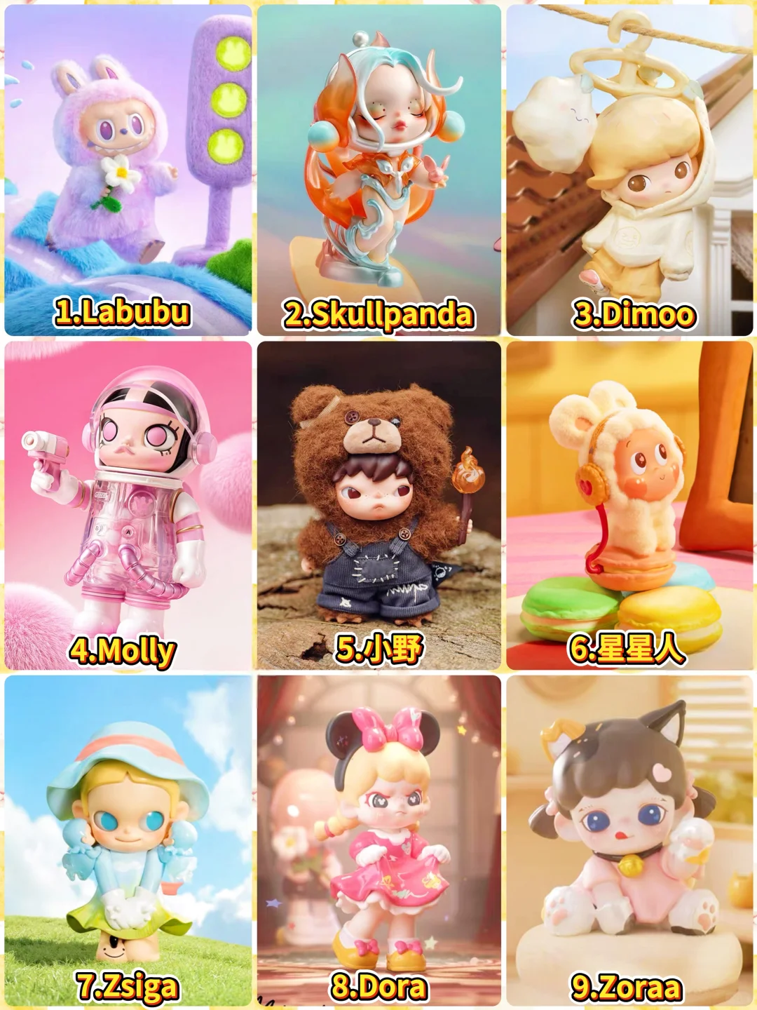 2025潮玩IP封神榜?100个顶流清单｜新手必背