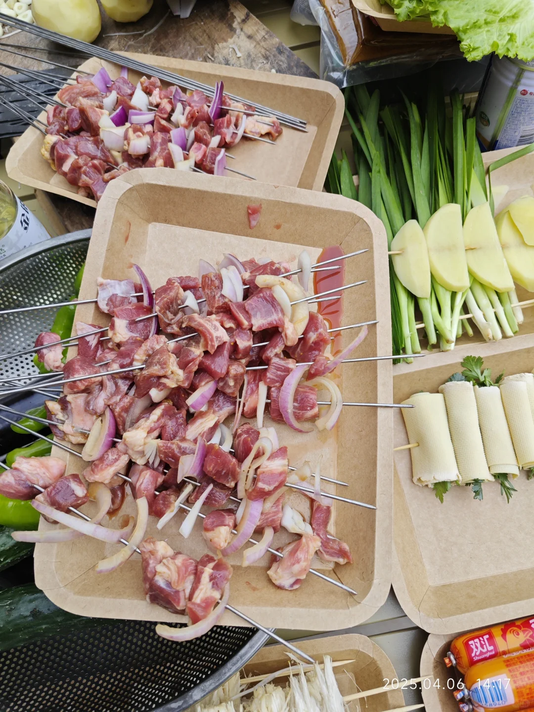 农村小院第一次烧烤记录小总结