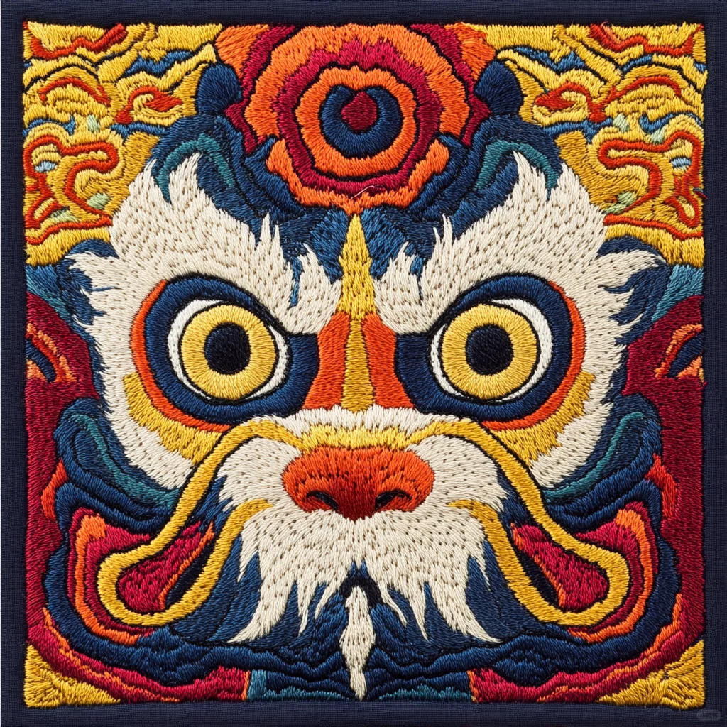 用DeepSeek设计刺绣徽章被美晕了。