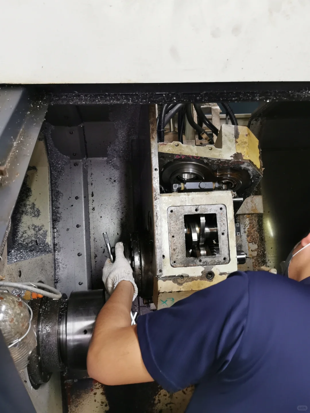 ??数车床液压刀塔漏油#工程师日常