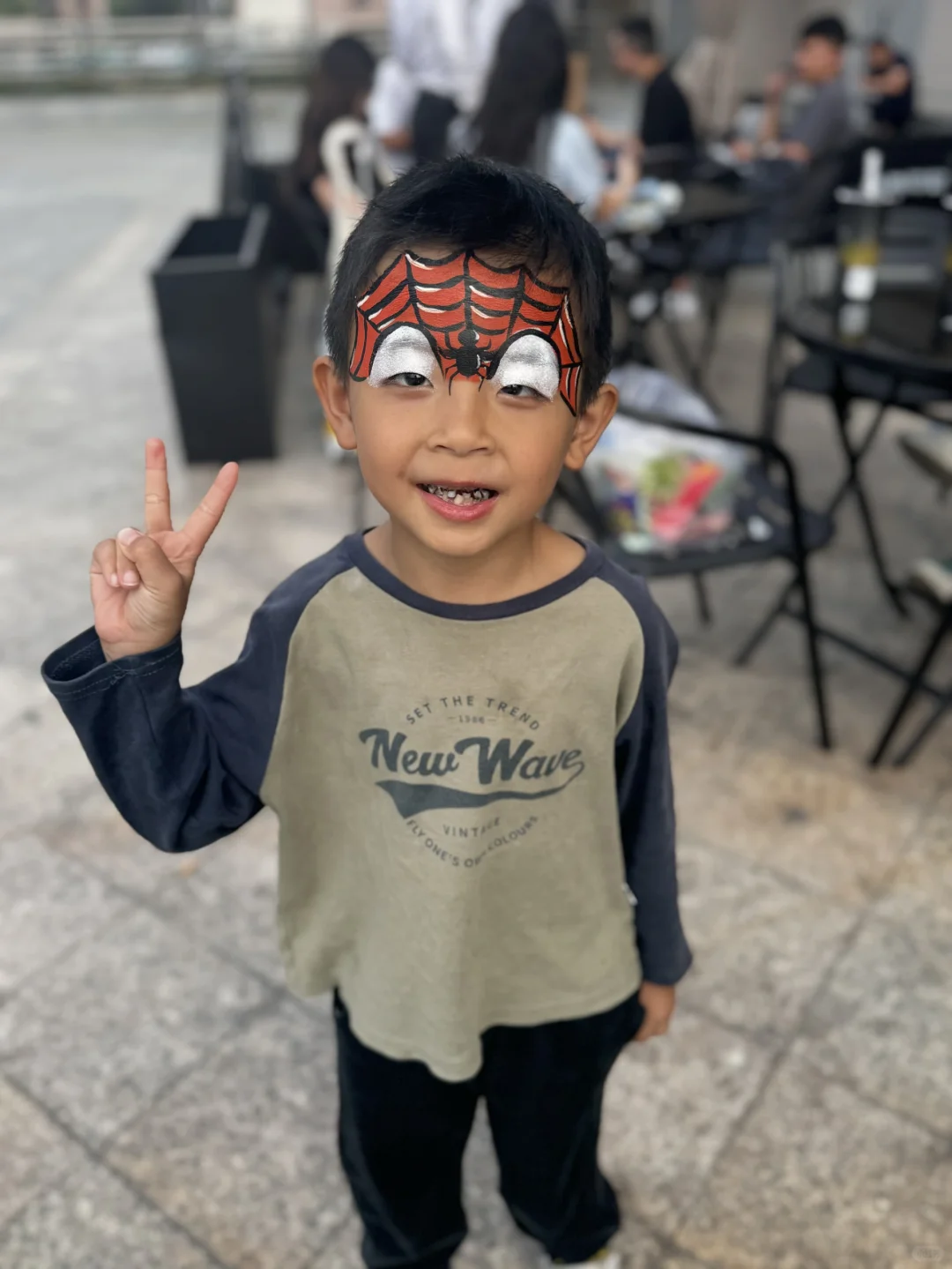 第一次彩绘出摊