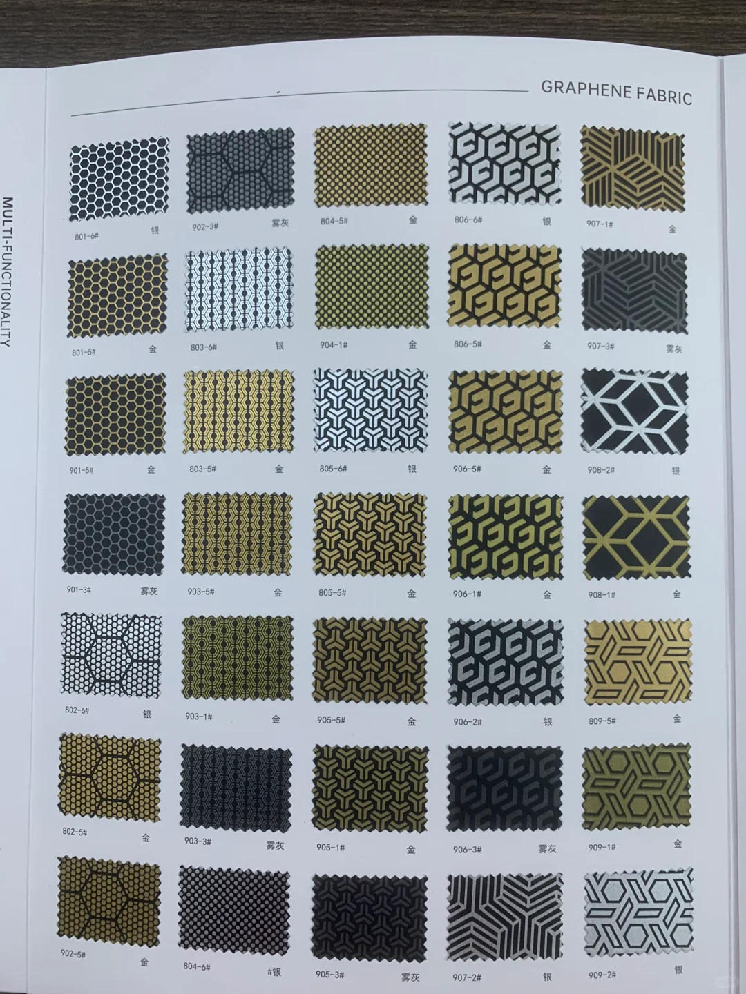 石墨烯功能性面料、里布。有检测报告有吊牌