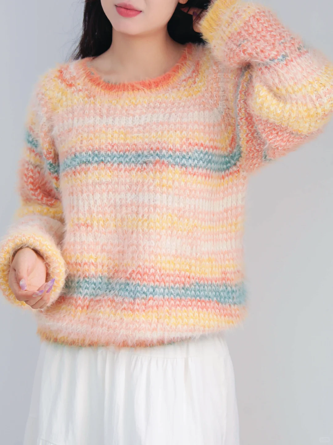 毛绒绒的多巴胺毛衣?（附图解）