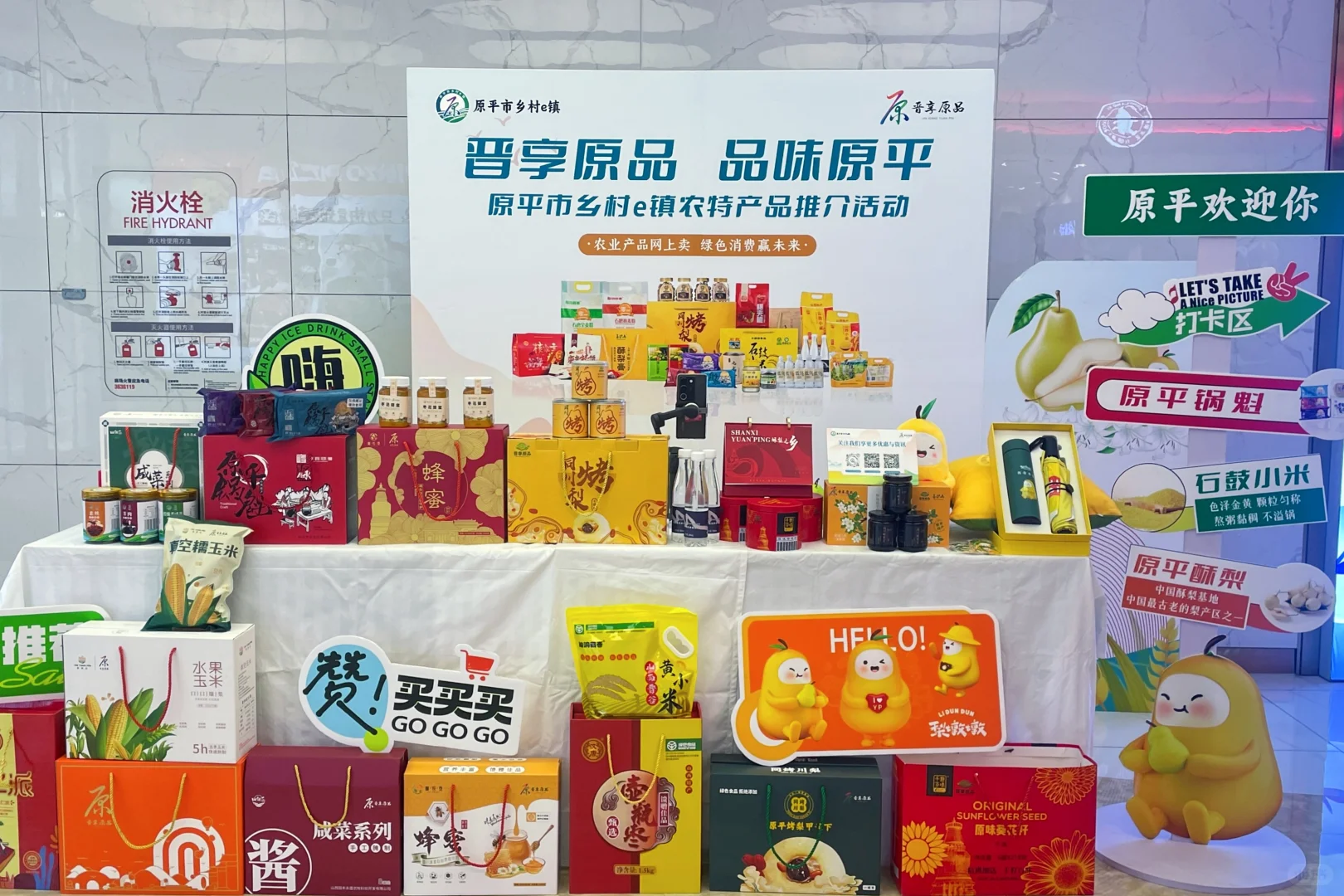 原平市乡村e镇农特产品展销活动