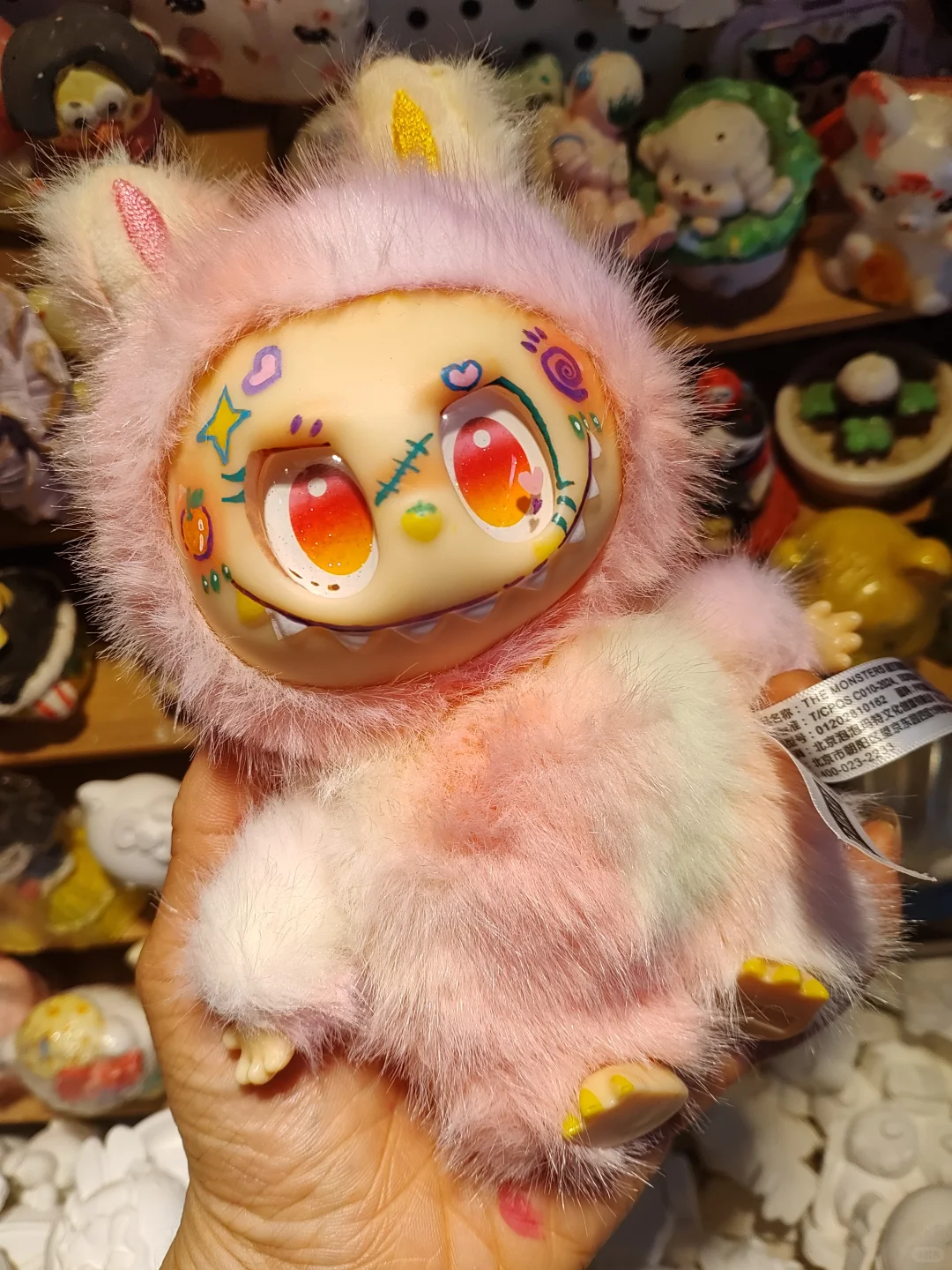 labubu二次面部彩绘