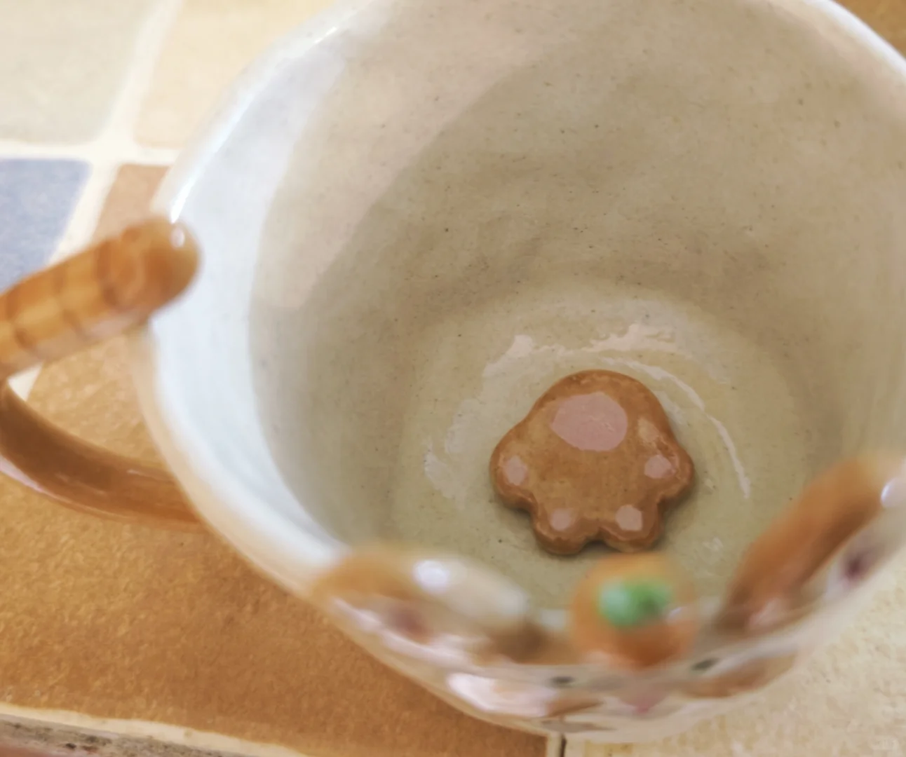 太可爱了吧！陶瓷猫杯子?