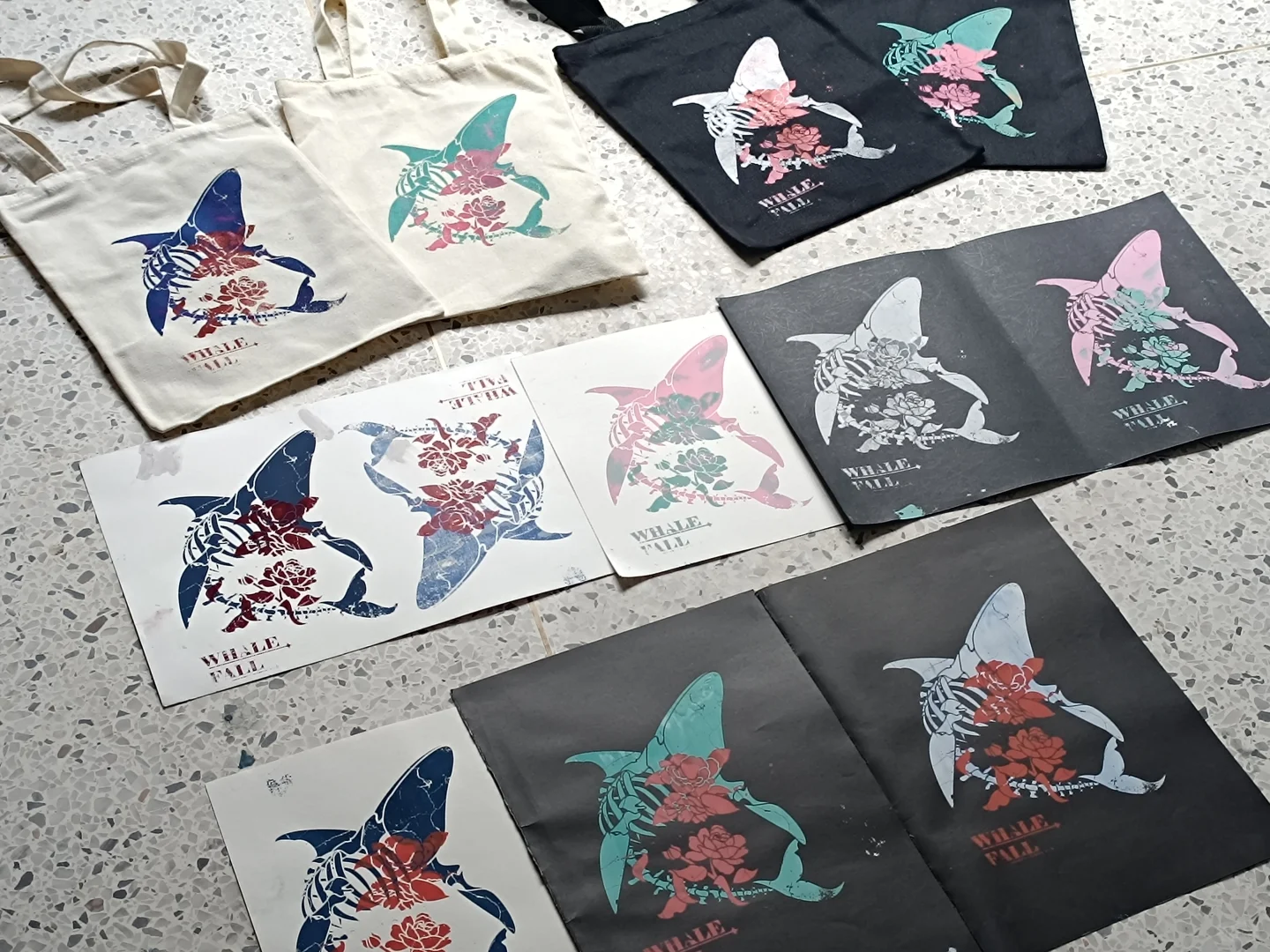 丝网印刷—鲸落