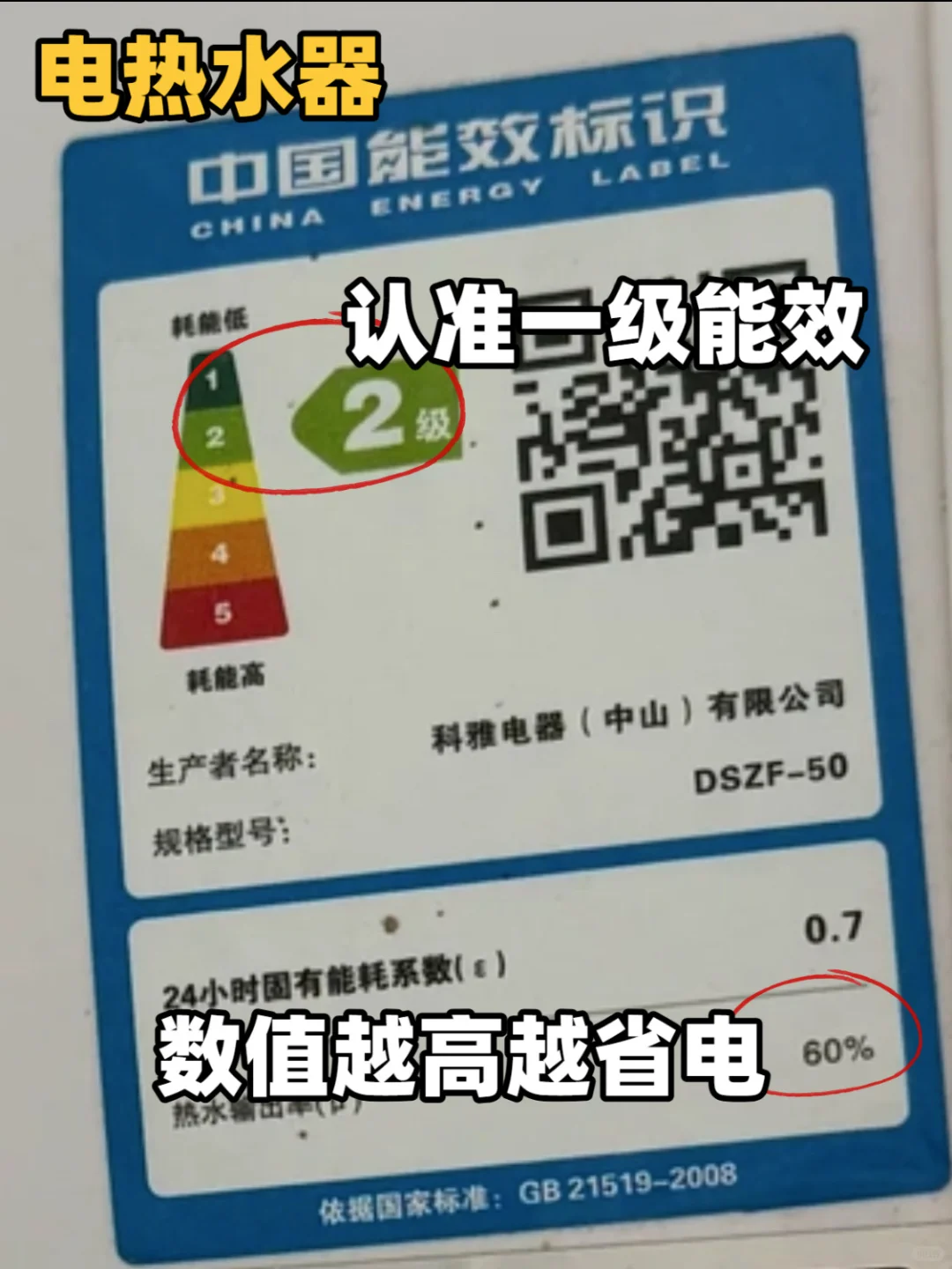 看能效标识！轻松Get巨省电家电