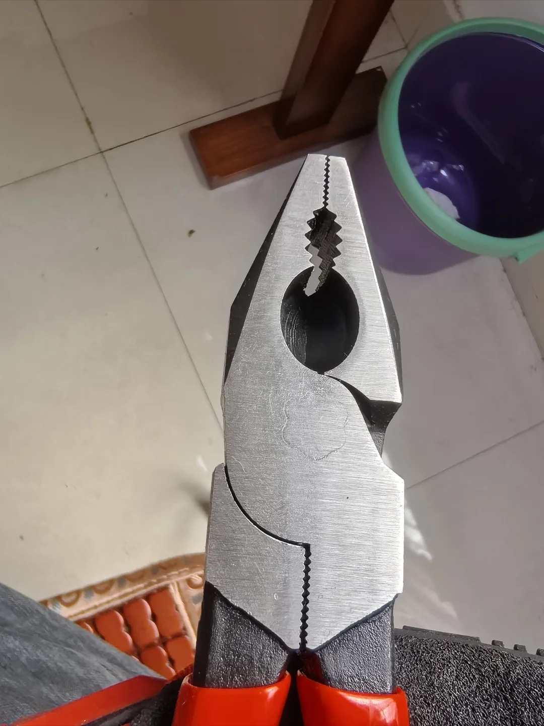 无标胜有标的老虎钳，老库存梅花轴